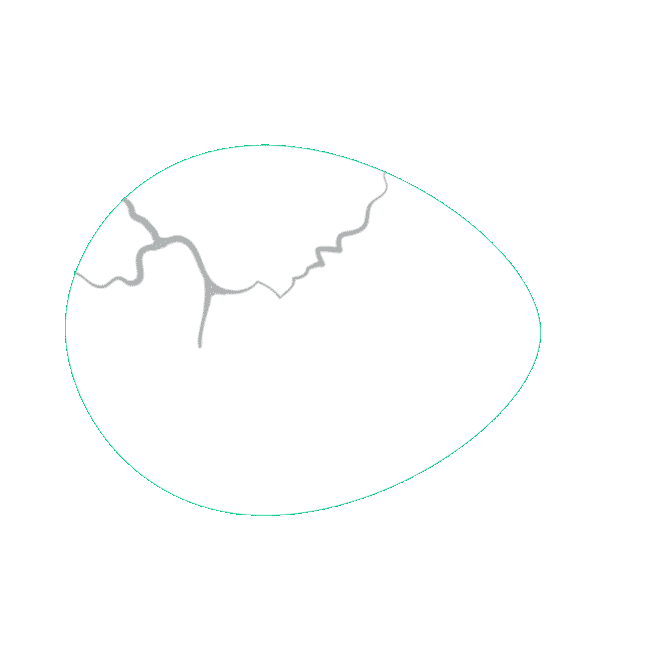 Animation of Gen Z characters breaking out of an egg